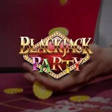Live Dealer logo of Blackjack Party from Evolution at Wolfy Casino