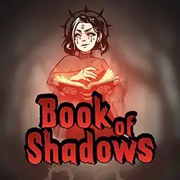 Book Of Shadows slot logo by Evolution at Wolfy Casino