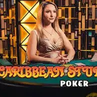 Play Caribbean Stud Poker slot by Evolution on wolfycasino-be.com