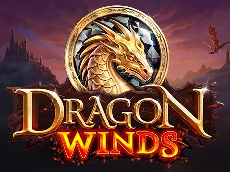 Dragon Winds logo by Skywind Group Wolfy Casino
