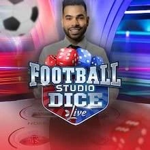 Football Studio Dice casino game by Evolution – featured logo at Wolfy Casino