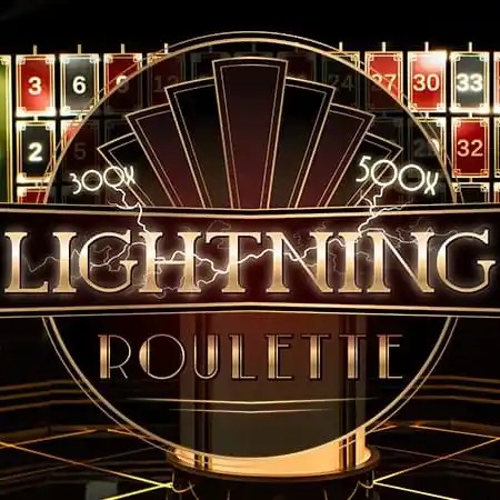 Lightning Roulette slot visual from Evolution available on wolfycasino-be.com