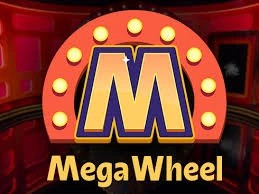 Mega Wheel online game logo by Pragmatic Play on wolfycasino-be.com