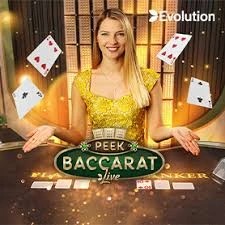 Try Peek Baccarat slot by Evolution on wolfycasino-be.com – logo image