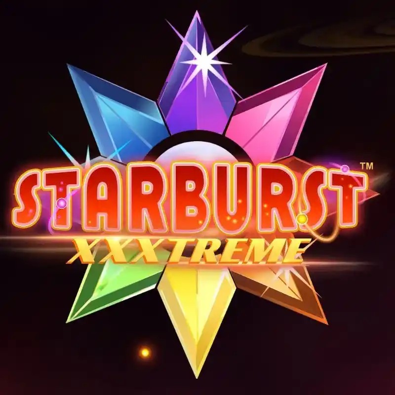 Starburst XXXtreme casino game by NetEnt – featured logo at Wolfy Casino